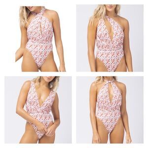 NWT L*Space Allegra Wear It Your Way One Piece Swimsuit M